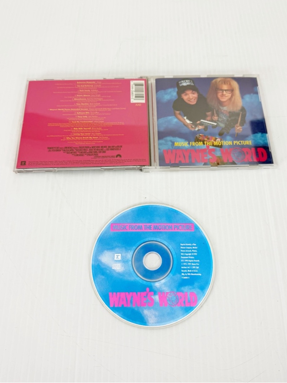 Vintage 1992 Waynes World Original Soundtrack Various Artists Audio Music CD - Picture 2 of 2